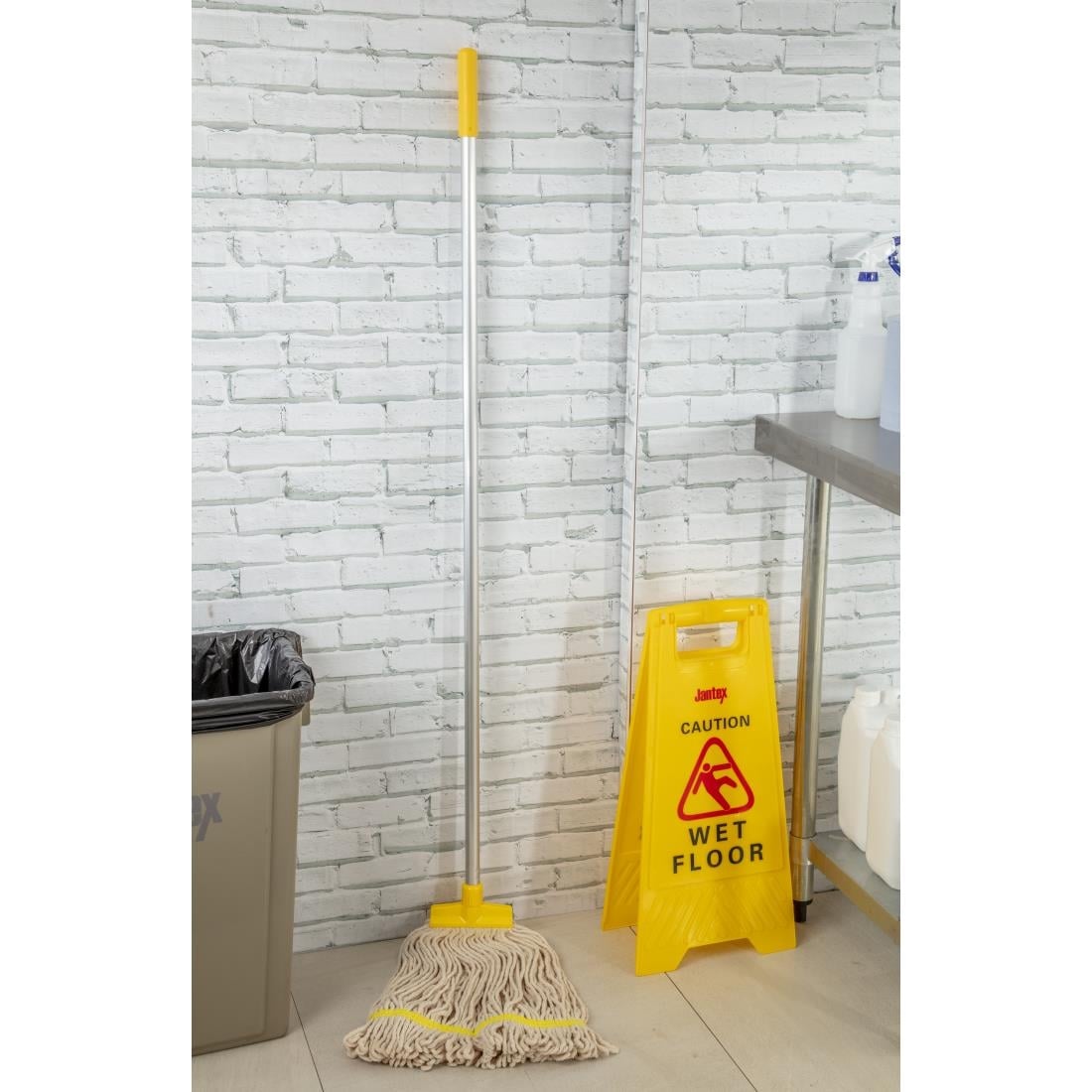 SYR stay-flat Kentucky mop katoen geel - Afbeelding 3