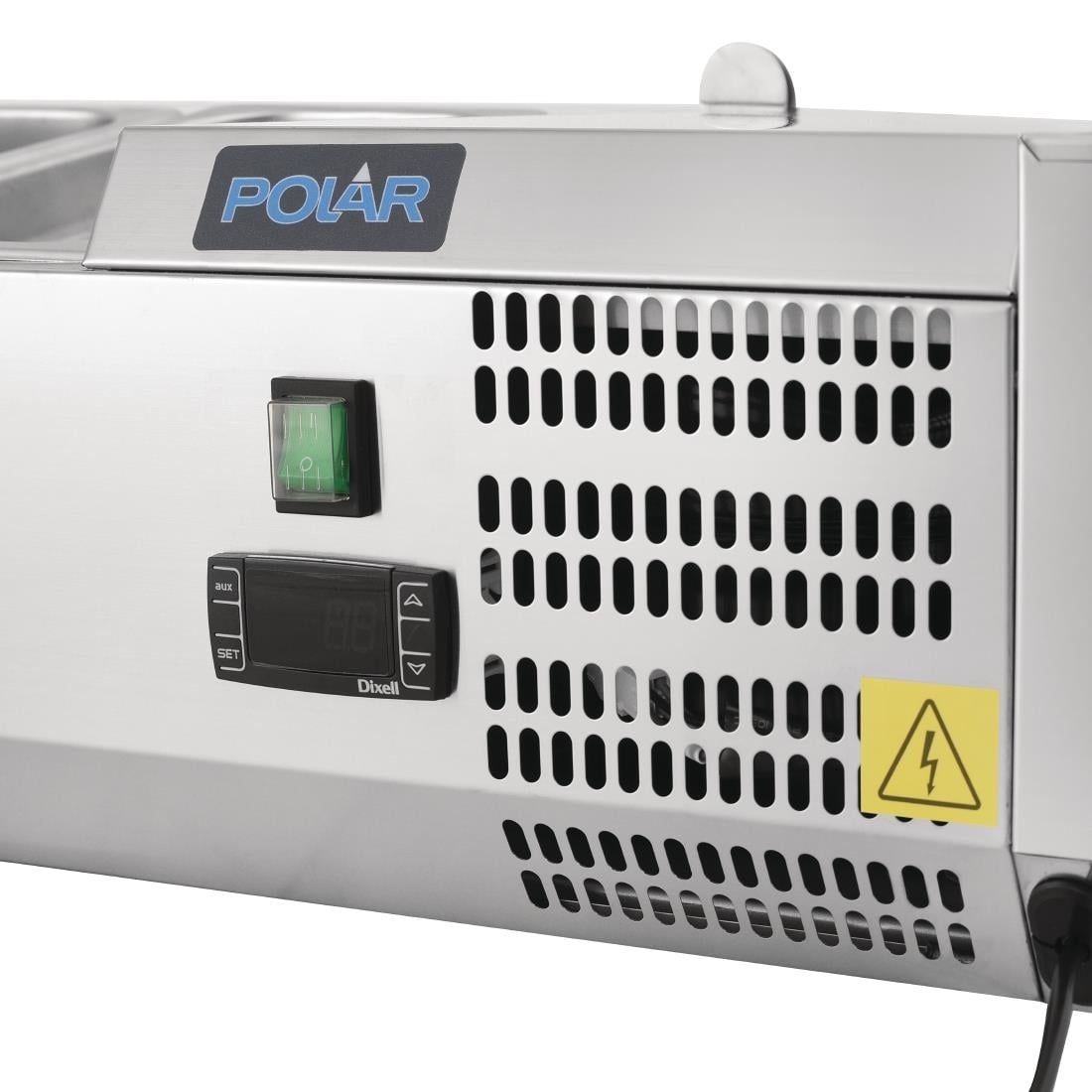 Polar G-serie opzetkoelvitrine 8x GN 1/4 - Afbeelding 4