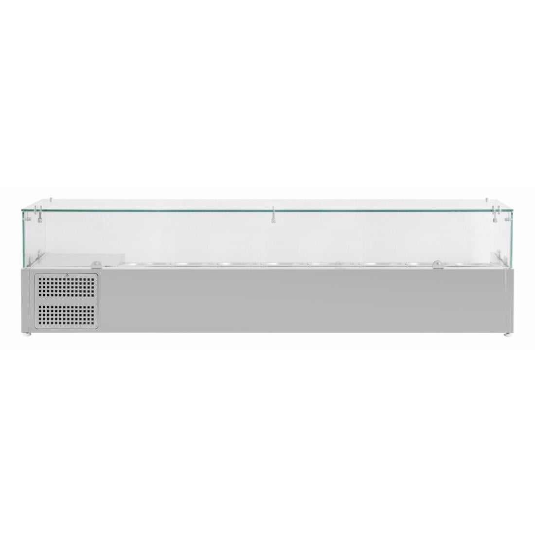 Polar G-serie opzetkoelvitrine 8x GN 1/4 - Afbeelding 8