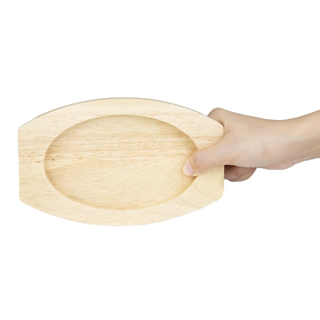 Olympia Hevea Bord Voor Gietijzeren Ovale Orenschotel 210x120mm Voor Fw819 - Afbeelding 6