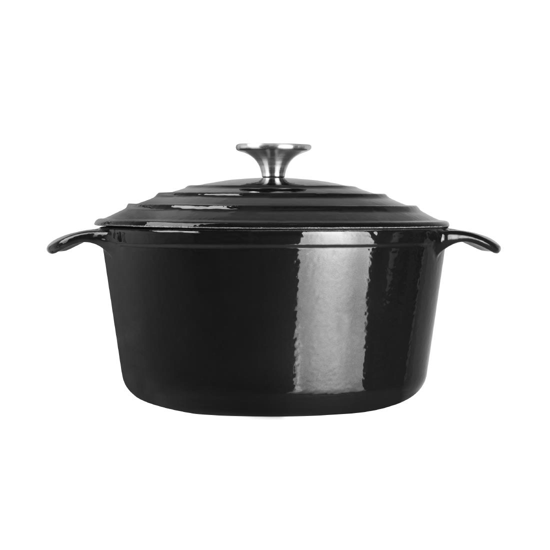 Vogue ronde inductie braadpan zwart 3,2L - Afbeelding 8