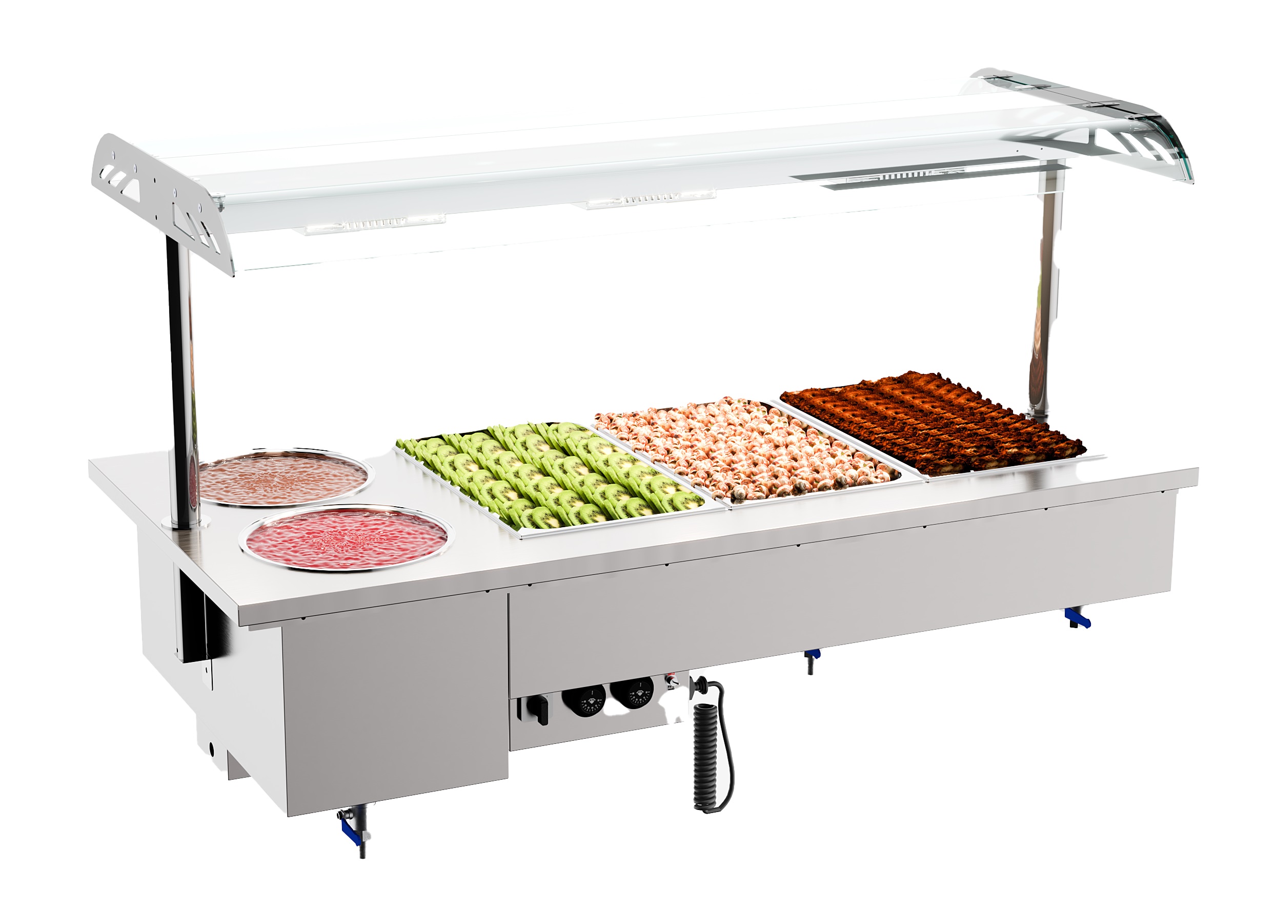 DROP-IN BAIN-MARIE 3/1 MET BOW - Afbeelding 2