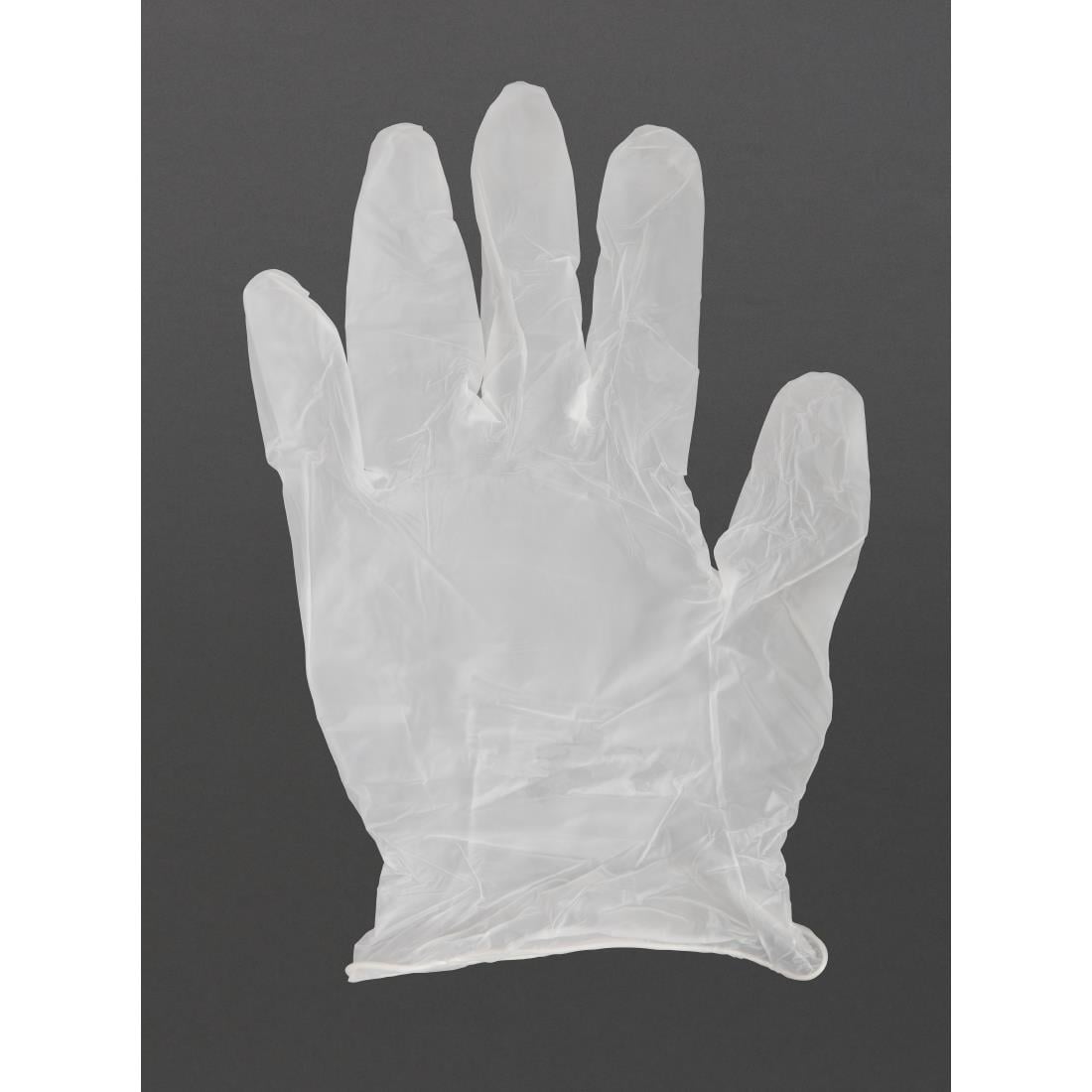 Hygiplas vinyl handschoenen transparant poedervrij XL (100 stuks) - Afbeelding 2