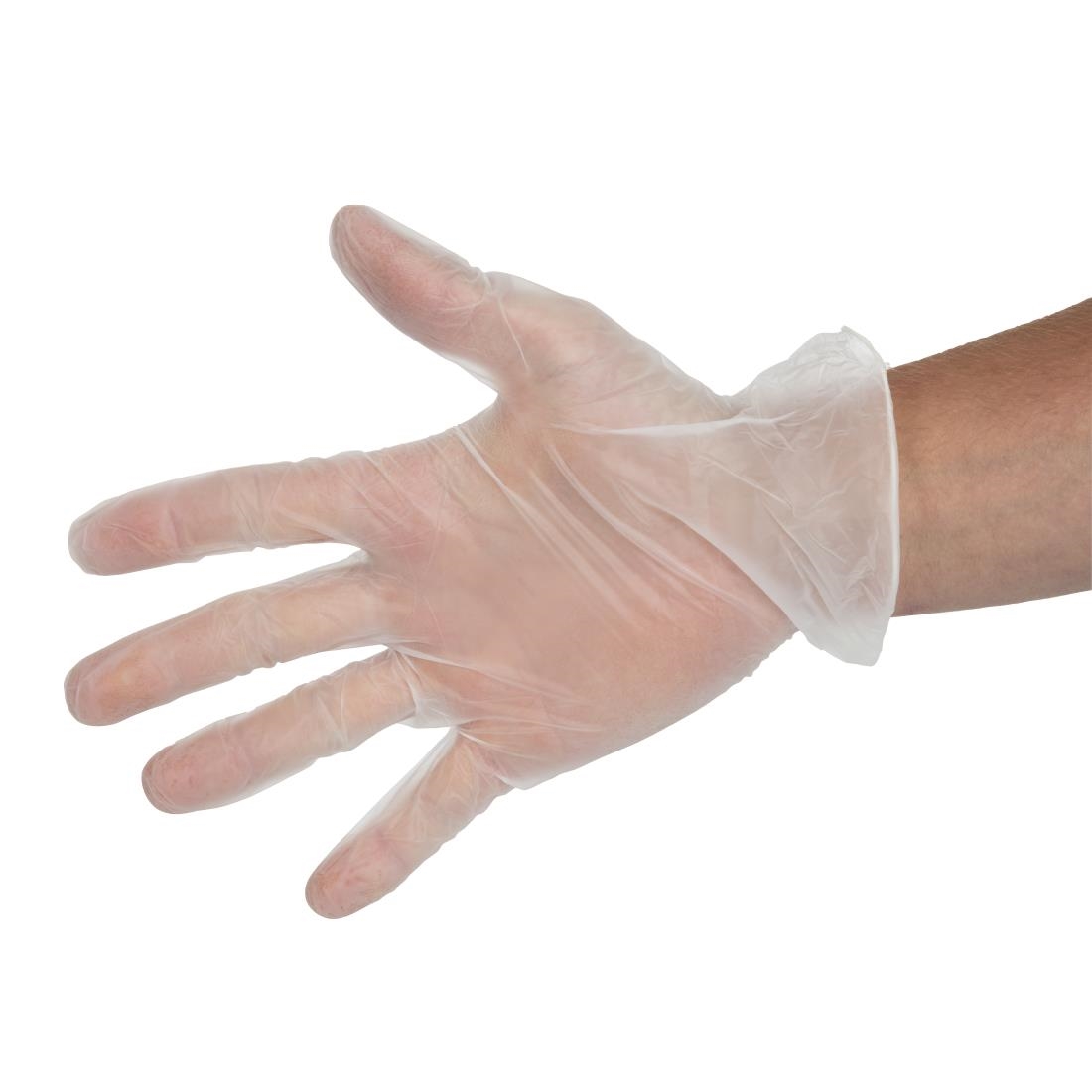 Hygiplas vinyl handschoenen transparant poedervrij XL (100 stuks) - Afbeelding 3