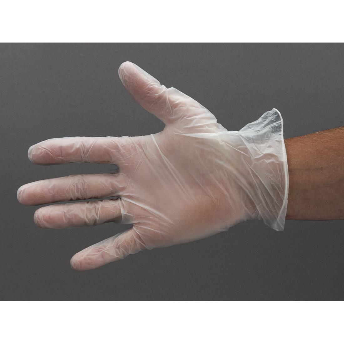 Hygiplas vinyl handschoenen transparant poedervrij XL (100 stuks) - Afbeelding 4