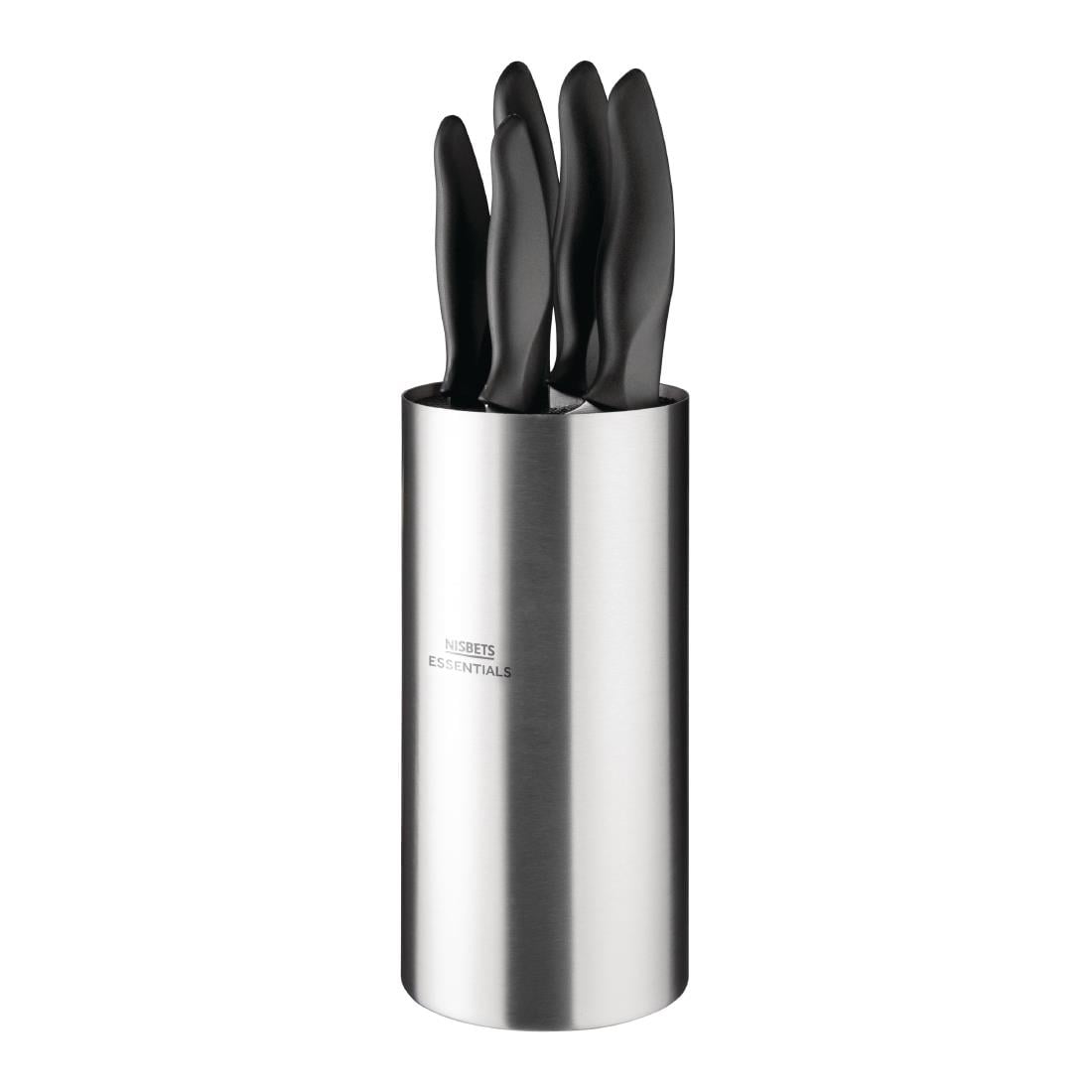 Nisbets Essentials 5-delige messenset met messenblok - Afbeelding 2