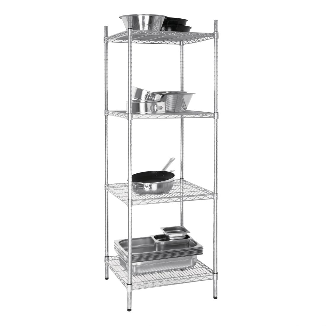 Vogue torenrek van draad met 4 etages 610x610mm - Afbeelding 3