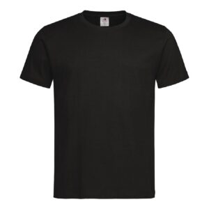 Unisex koks-T-shirt zwart XL