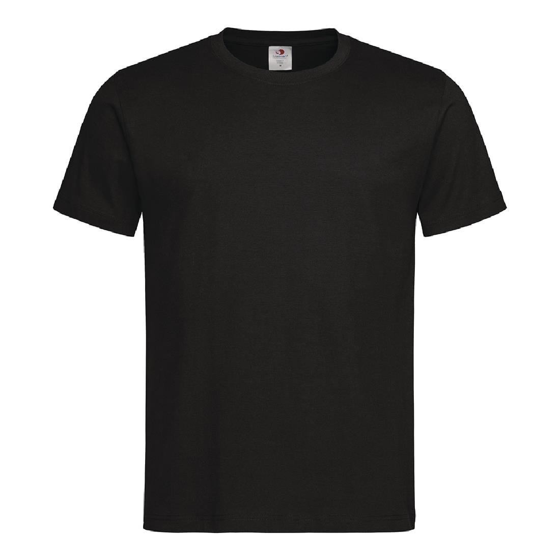Unisex koks-T-shirt zwart XL