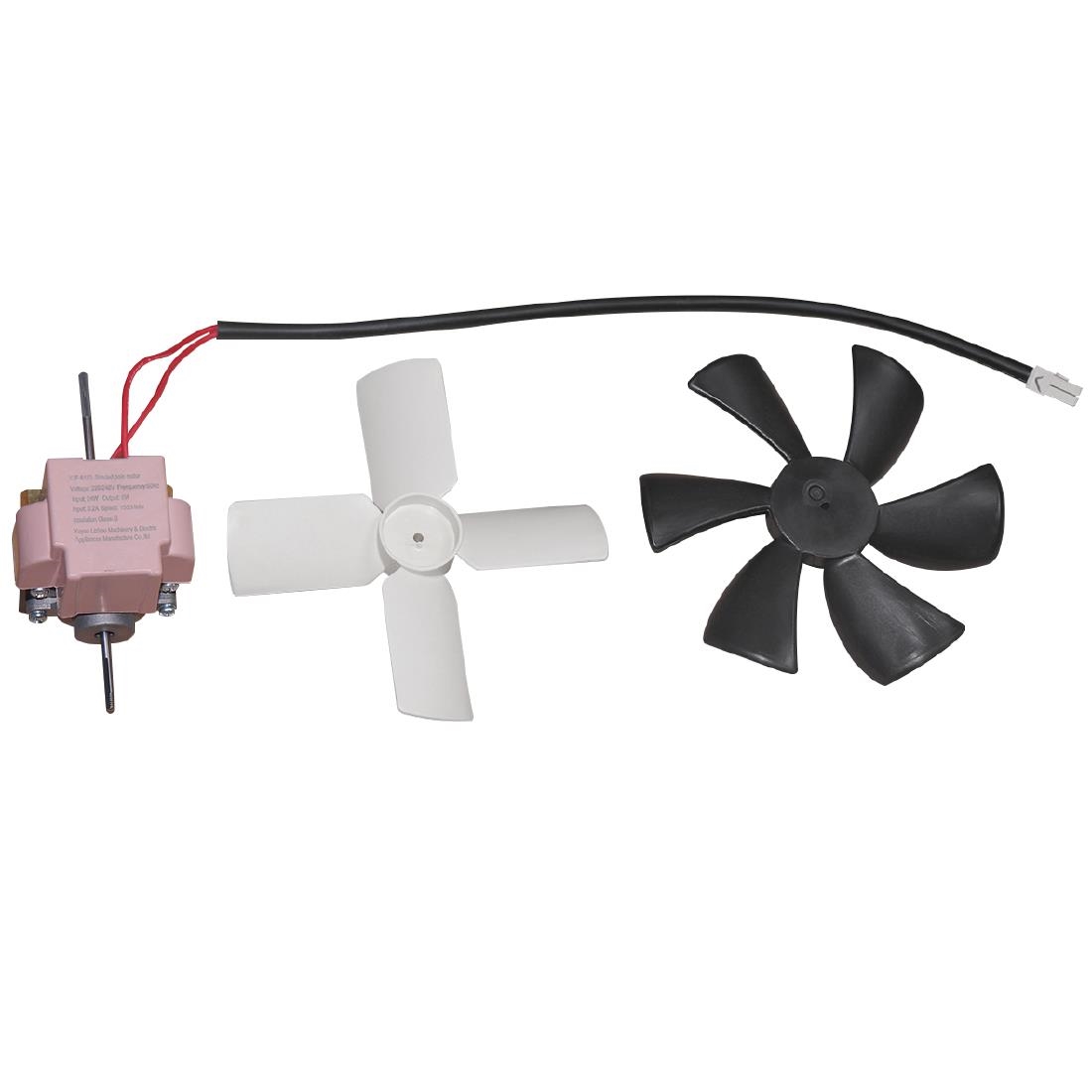 Polar ventilatormotor en bladen