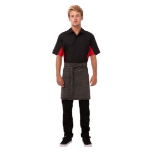 Chef Works Dorset standaard sloof donkergrijs