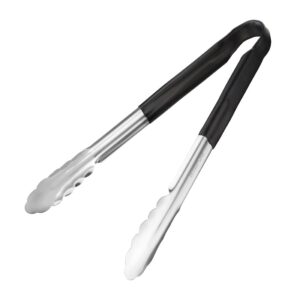 Hygiplas kleurgecodeerde zwarte serveertang 300mm