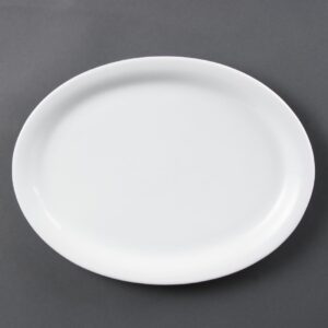 Olympia Whiteware Ovale Serveerschaal 29,2cm (6 Stuks)