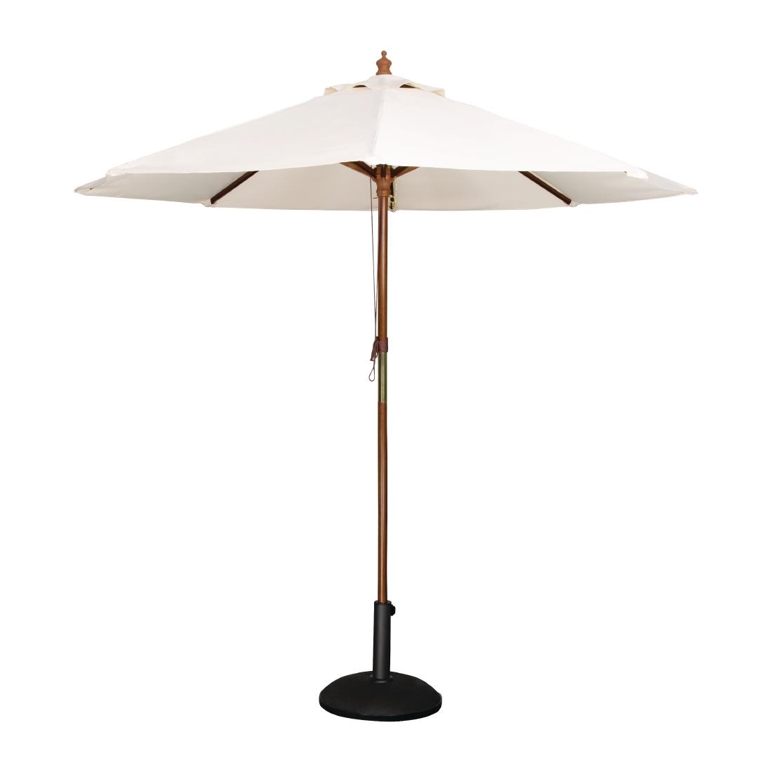 Bolero ronde parasol creme 2,5 meter