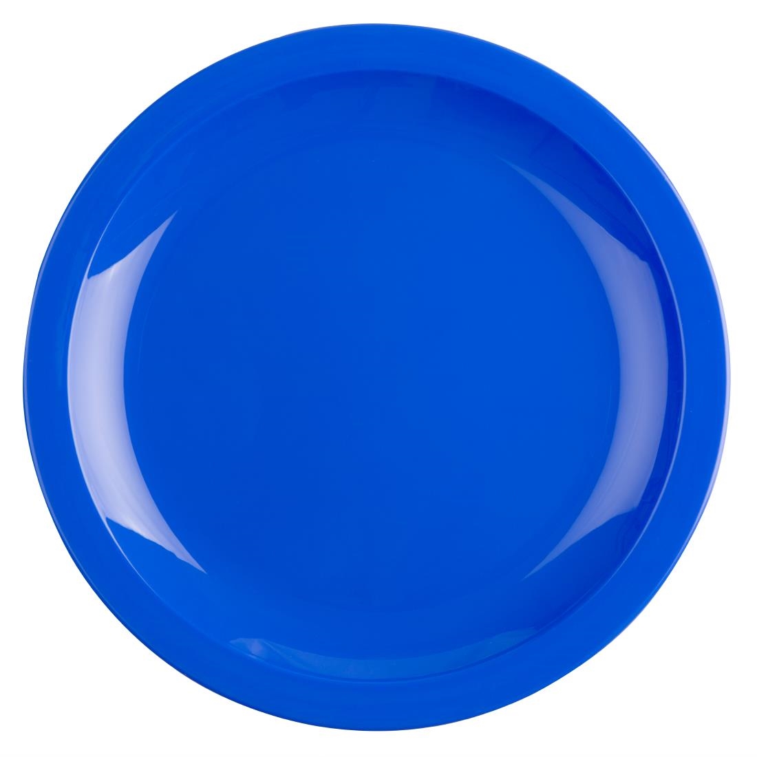 Olympia Kristallon polypropyleen borden 23cm blauw (12 stuks)