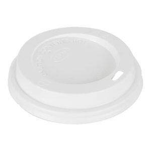 Fiesta recyclebare koffiebekerdeksels wit 340 ml en 455 ml (1000 stuks)