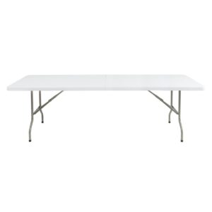 Bolero rechthoekige inklapbare tafel wit 8ft