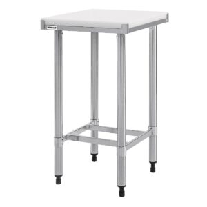 Vogue RVS snijtafel met HDPE snijplank 50cm