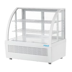 Polar C-serie countertop display koelkast wit 100L