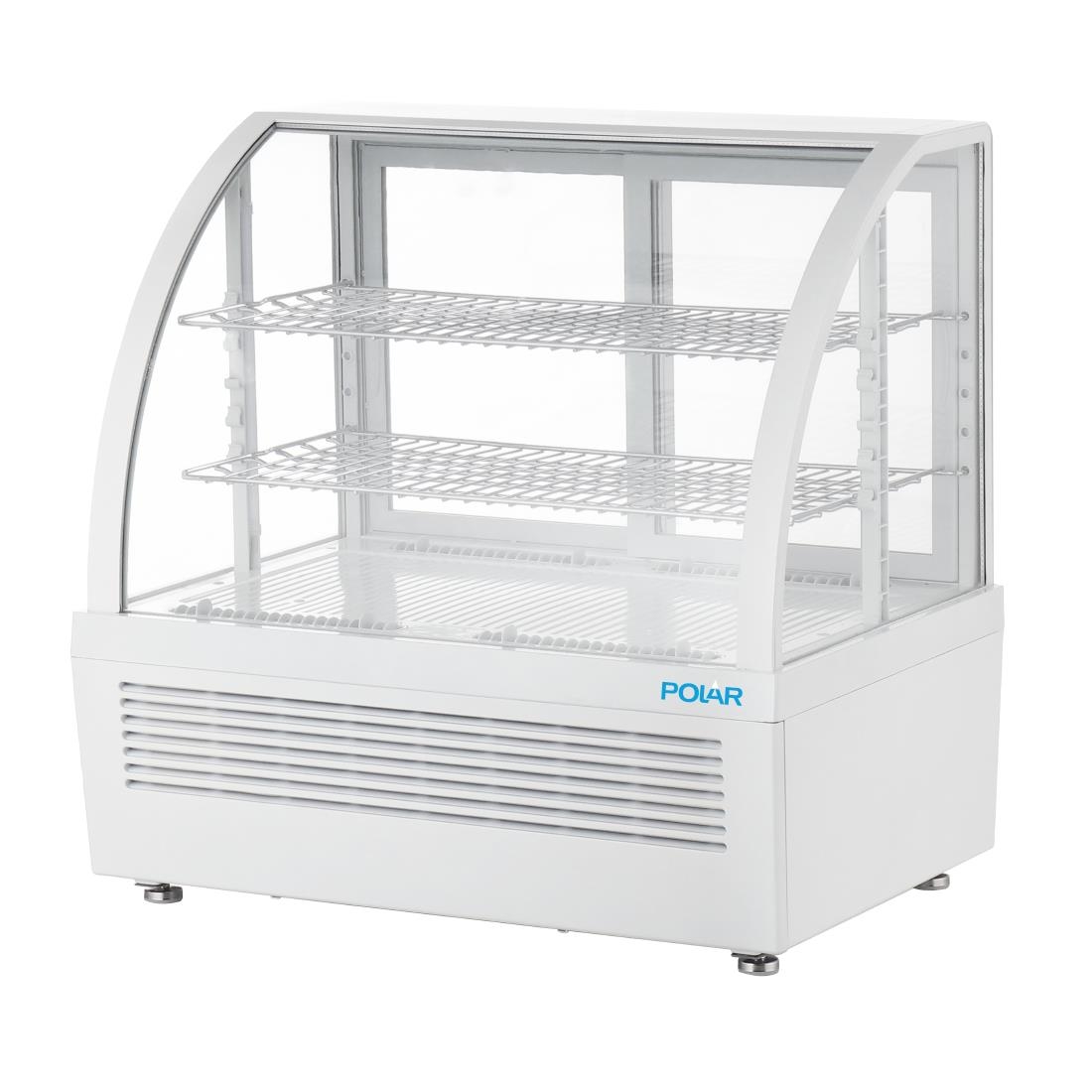 Polar C-serie countertop display koelkast wit 100L