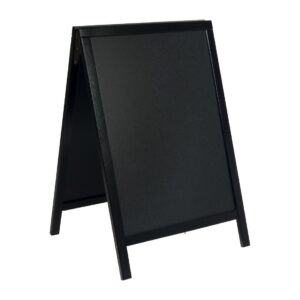 Securit Black Woody klein bordje met stoepkrijt