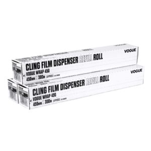 Vogue huishoudfolie 300m geschikt voor Wrap450 dispenser (3 stuks)