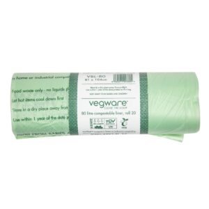 Vegware Biobag composteerbare afvalzakken 80L (240 stuks)