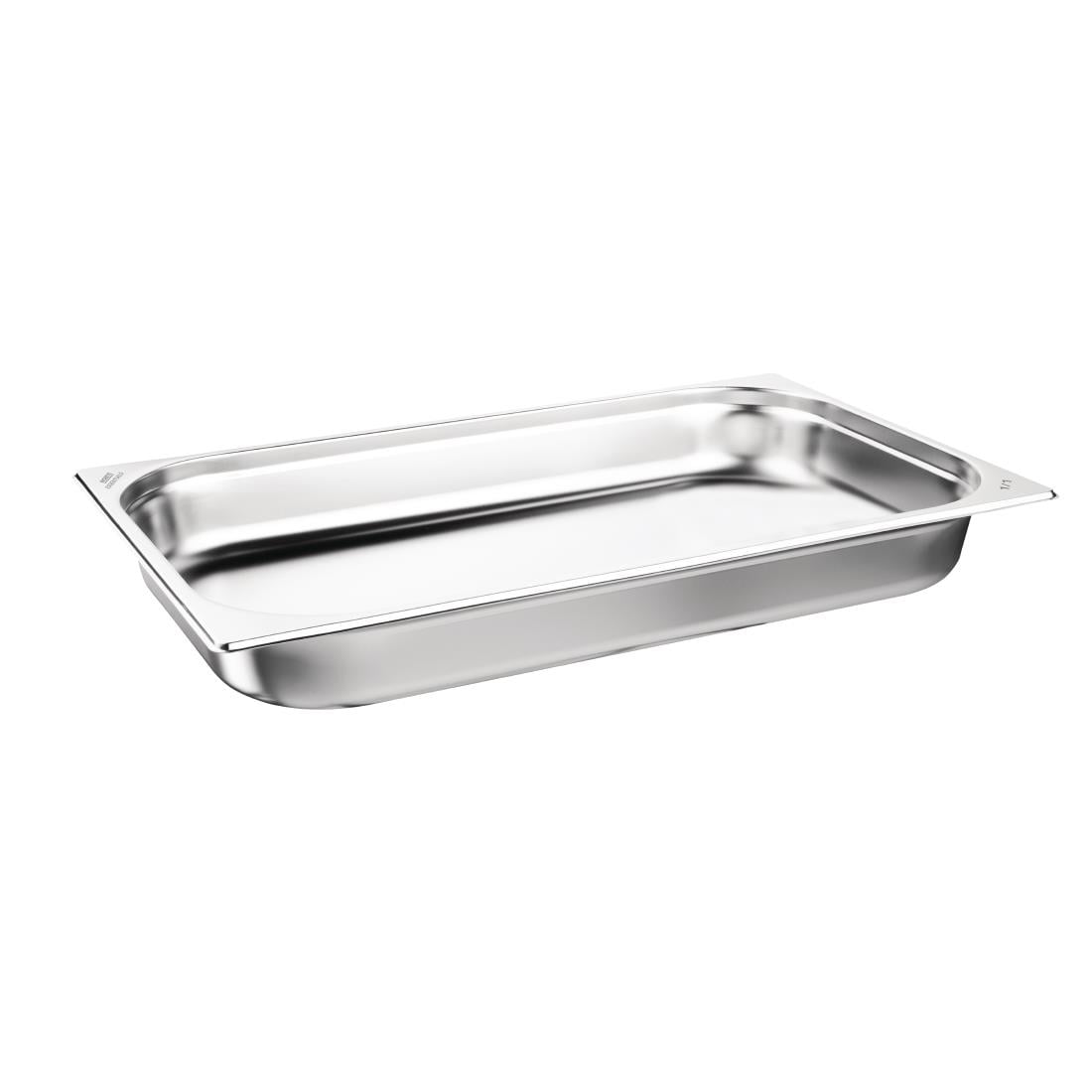 Nisbets essentials roestvrijstalen gastronorm 65mm (verpakking 3)