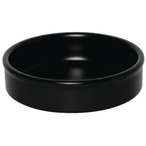 Olympia stapelbaar schaaltje mat zwart 13,4x3cm (6 stuks)