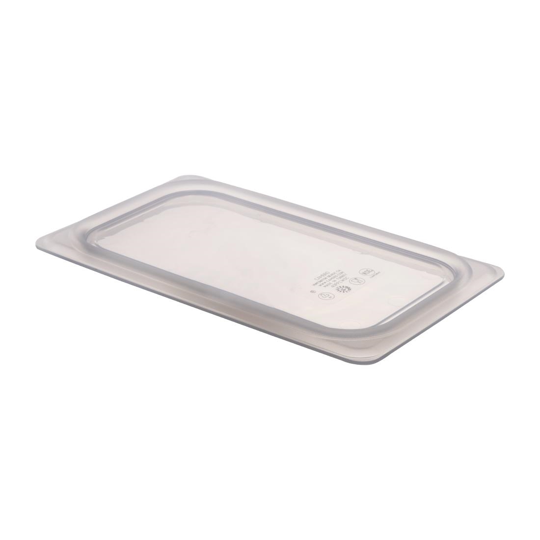 Cambro Safetrak IML polypropyleen zachte afdichtingsdeksel transparant 1/4 GN