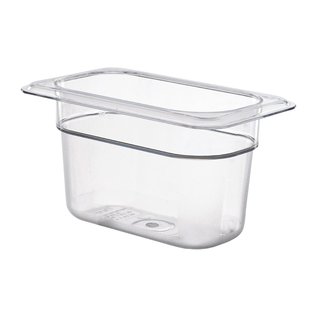 Cambro polycarbonaat gastronormbak GN 1/9 100mm