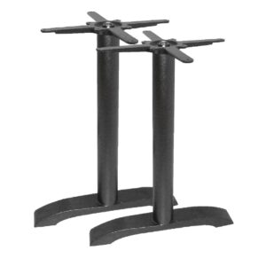 Bolero dubbele gietijzeren tafelvoet 72x74cm (2 stuks)