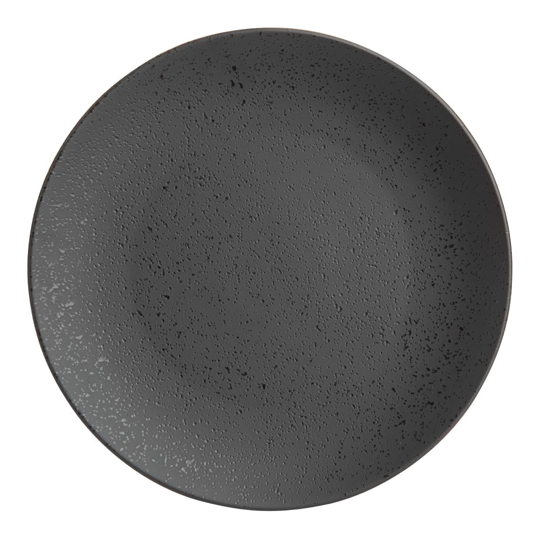 Olympia Fusion Ronde Borden 20,3cm Zwart (6 Stuks)