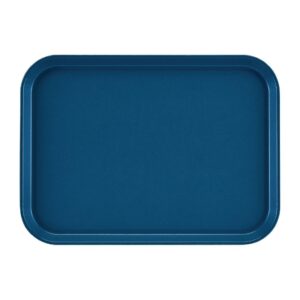 Cambro epictread glasvezel rechthoekig antislip dienblad blauw 350mm