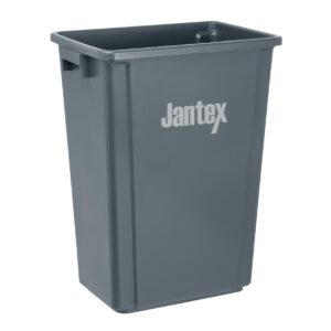 Jantex Smalle afvalbak Grijs 60L
