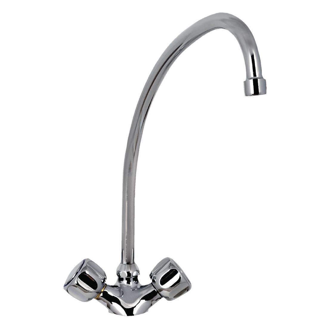 Gastro M monobloc mengkraan met draaiknoppen en kraan van 20cm
