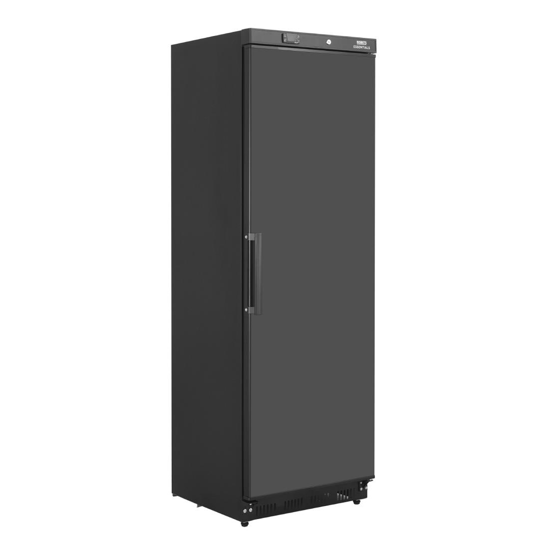 Nisbets essentialsupright vriezer zwart - 365L