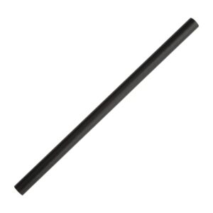 Fiesta composteerbare papieren smoothie rietjes zwart 210mm (250 stuks)