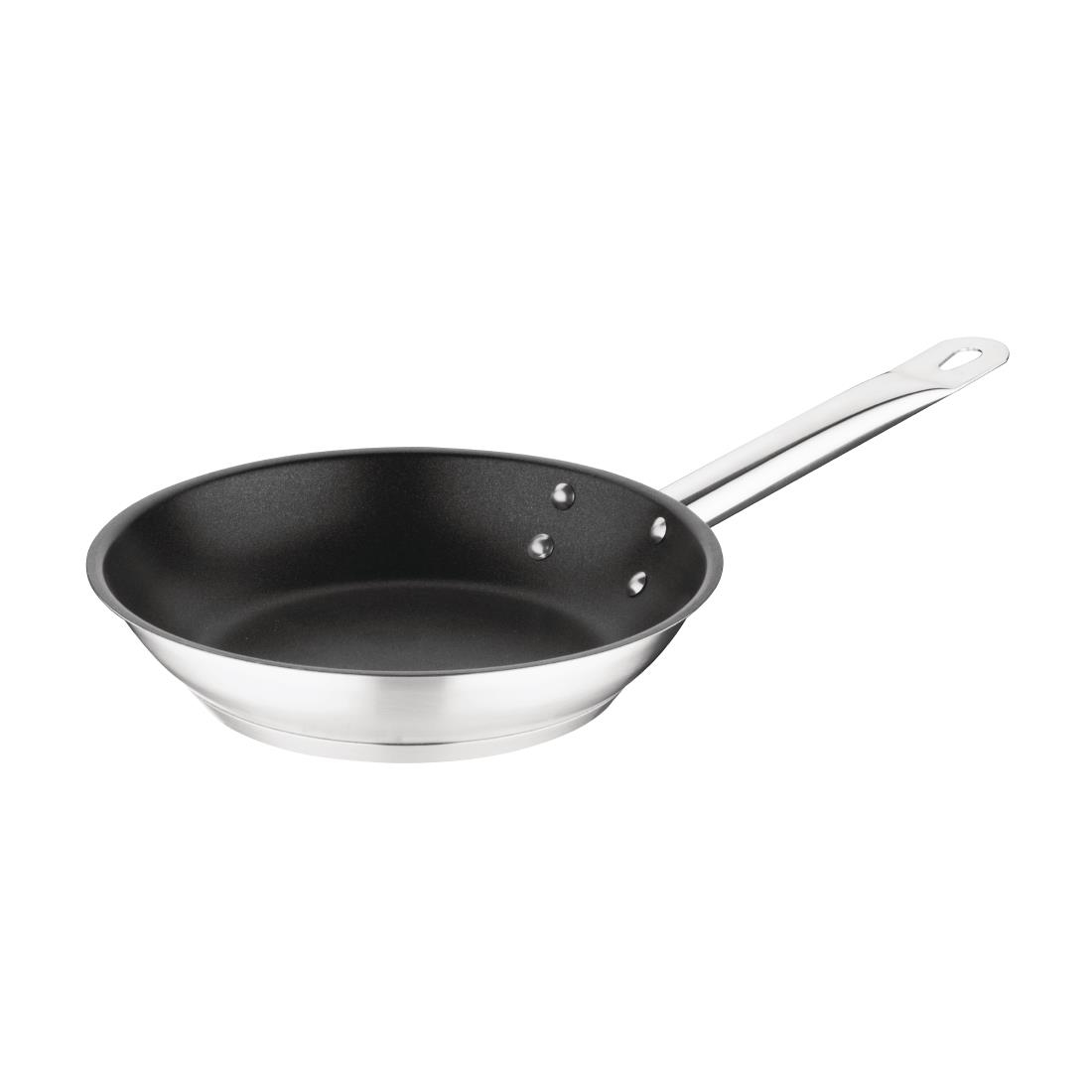 Vogue Platinum Plus anti-aanbak RVS koekenpan 20cm