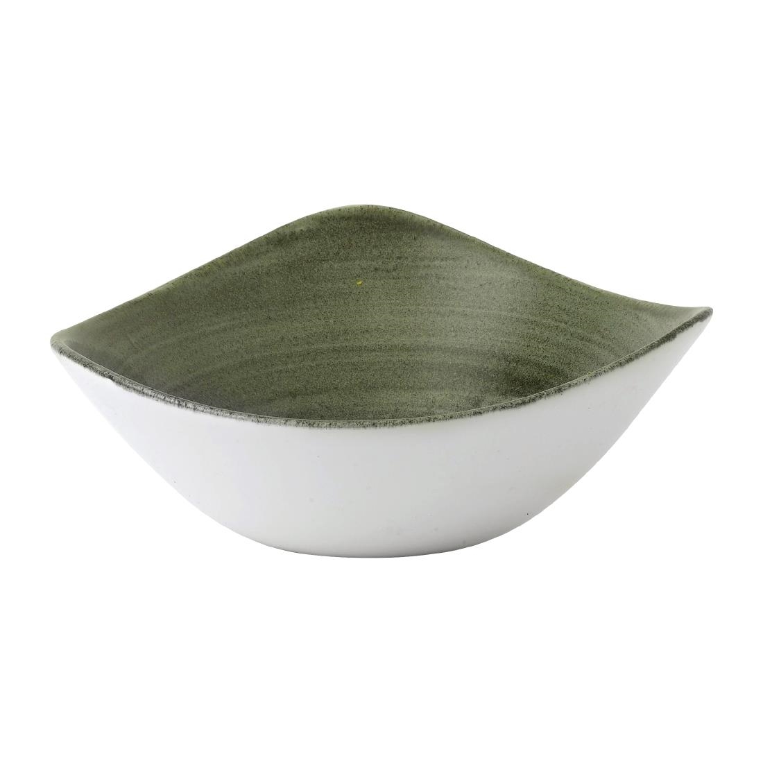 Churchill Stonecast Patina Burnished Green Lotus Kom 17.8cm (12 stuks)