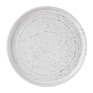 Olympia Cavolo Wit Spikkel Platte Ronde Bord 180mm (6 Stuks)