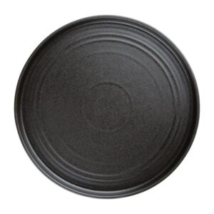 Olympia Cavolo Platte Ronde Borden 27cm Zwart (4 Stuks)
