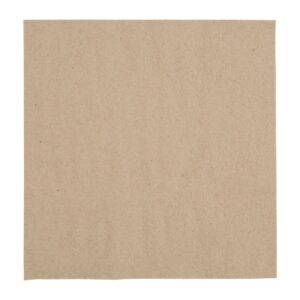 Fiesta Recyclable gerecyclede lunch servetten 33x33cm 2laags 1/4 vouw kraft (2000 stuks)