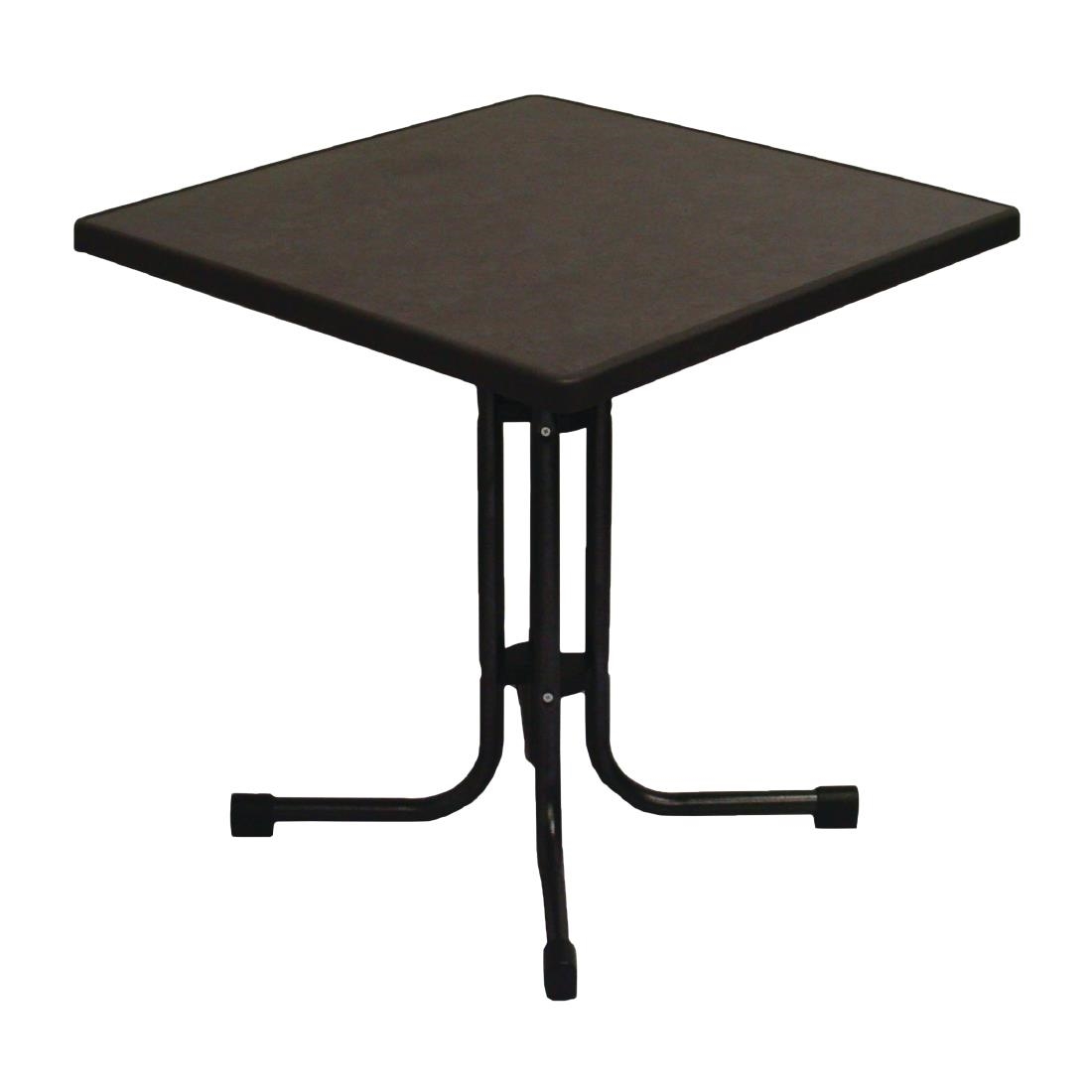 Limburg Pizarra inklapbare terrastafel 70(l) x 70(b) x 73(h) cm