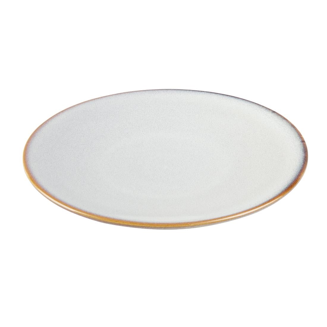 Olympia Drift Grijze Effen coupe borden 230mm (6 Stuks)