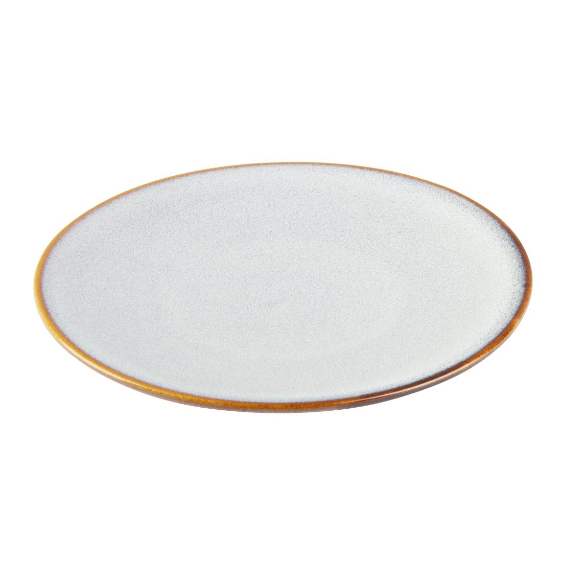 Olympia Drift Grijze Effen coupe borden 180mm (6 Stuks)