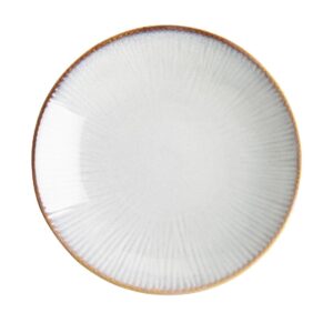 Olympia Drift Grey Coupe Low Bowls Met Reliëf, 260mm (4 Stuks)