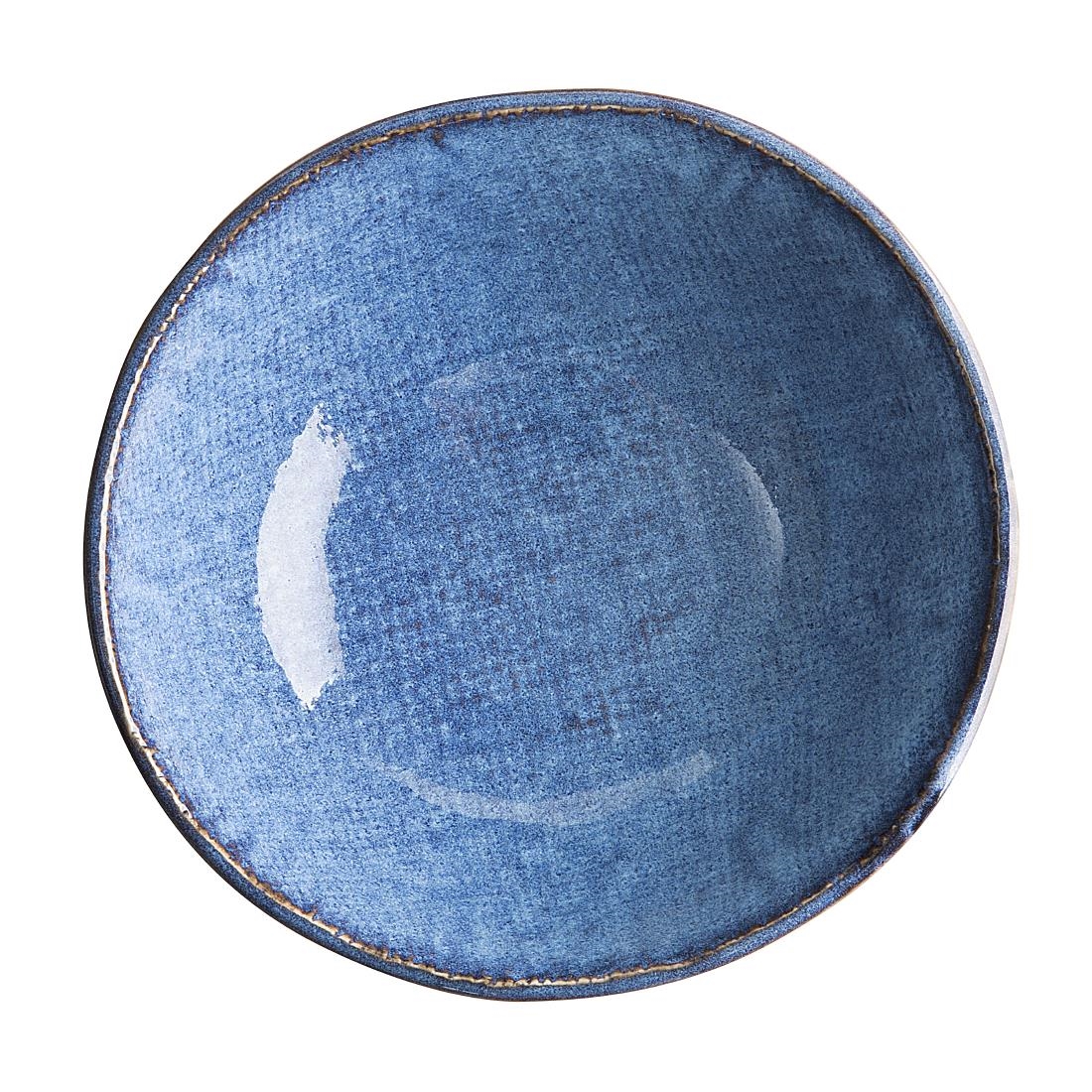 Olympia Denim Blue Coupe Kommen 160mm (6 Stuks)