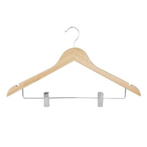 Bolero Houten Hanger Met Antislipclips (10 stuks)