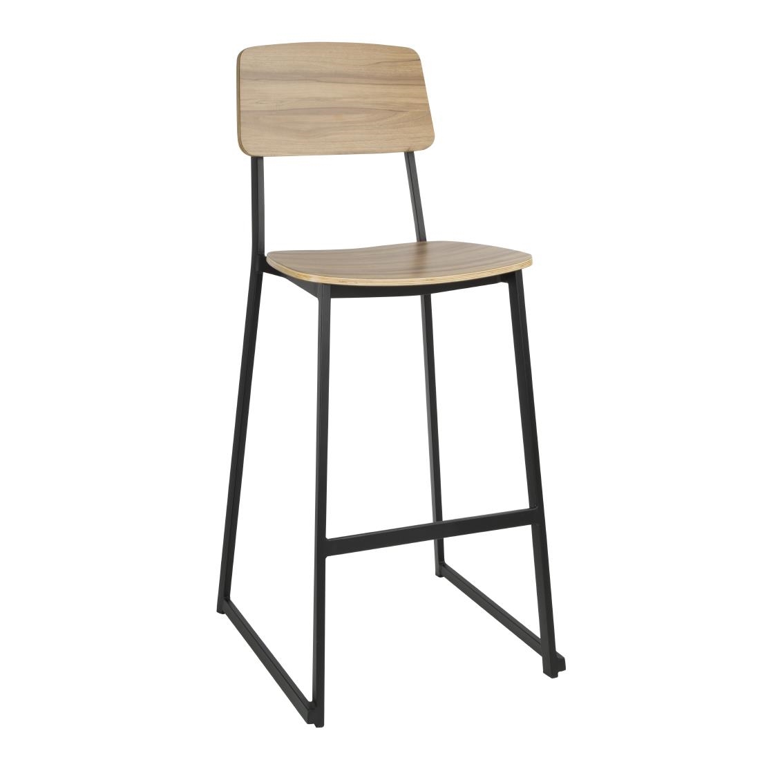 Bolero Beaufort Hoge Krukken Met Houten Interieur (2 stuks)